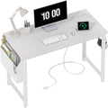 White Charging‑Station Home Office Desk