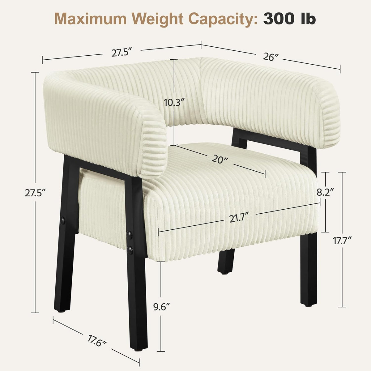 Cozy Living‑Room Accent Lounge Chair