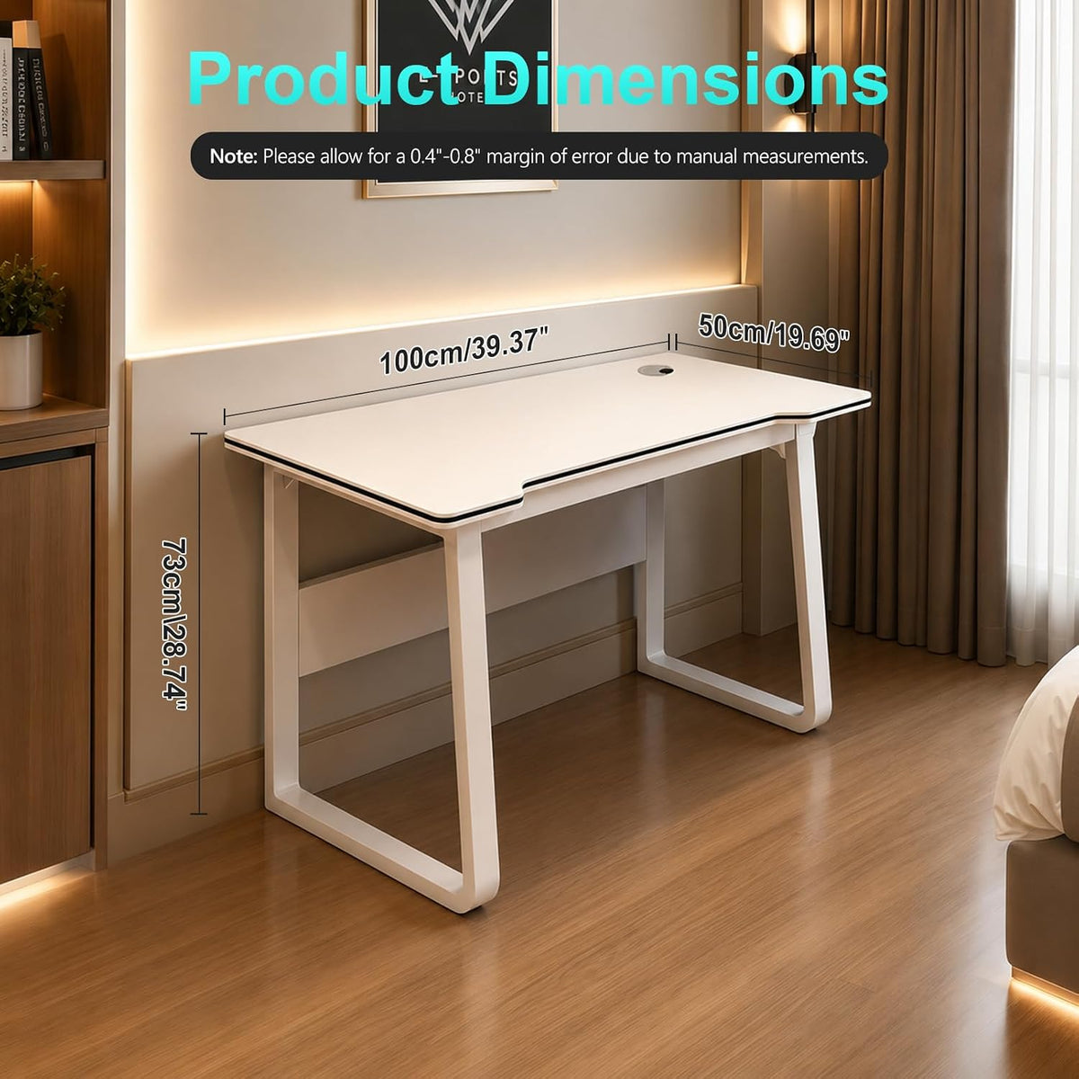 Modern Wood Portable Gaming Computer Desk