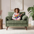 Green Chenille Oversized Accent Chair